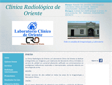 Tablet Screenshot of clinicadeoriente.org
